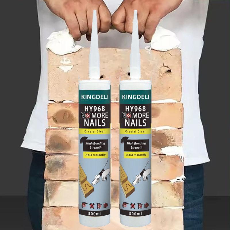 Krem rengi sıvı artık çivi yok Ahşap yapıştırıcı 280ml Ahşap mobilya için 300ml